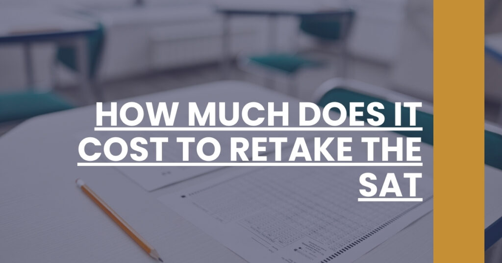 How Much Does It Cost To Retake The SAT Feature Image