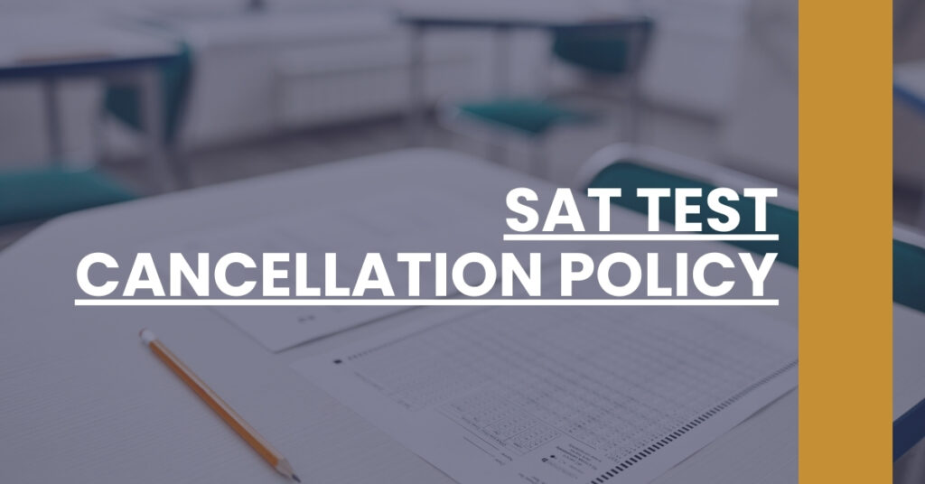 SAT Test Cancellation Policy Feature Image