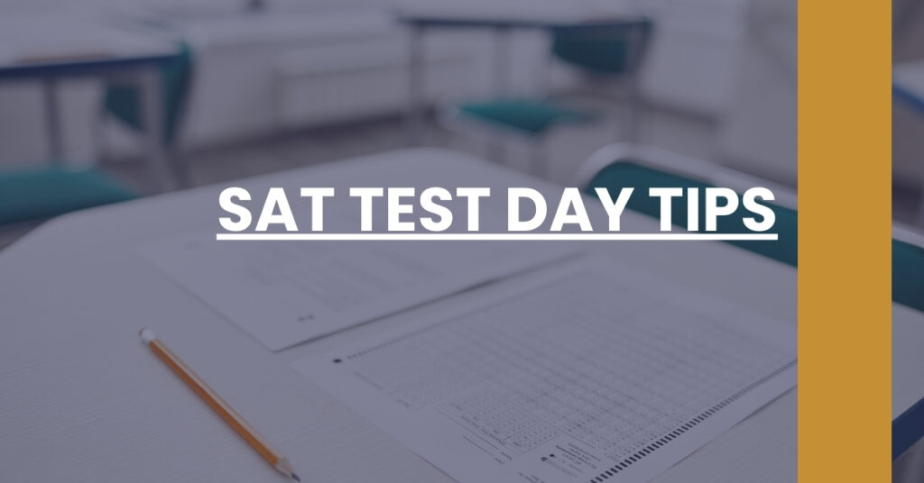 SAT Test Day Tips Feature Image