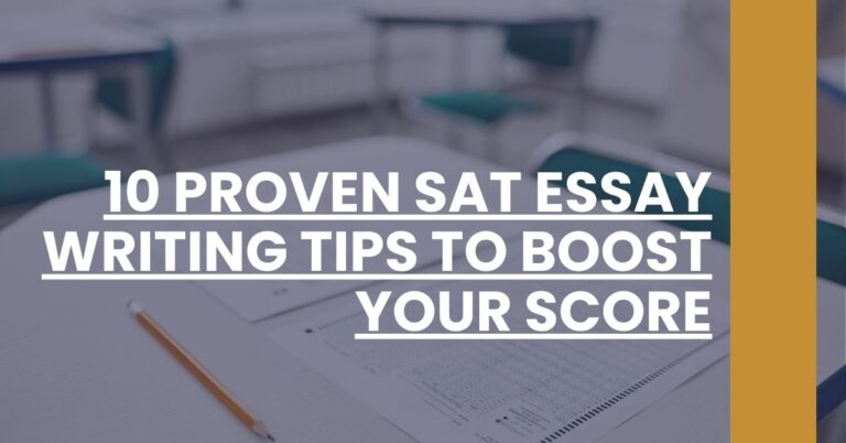10 Proven SAT Essay Writing Tips to Boost Your Score Feature Image