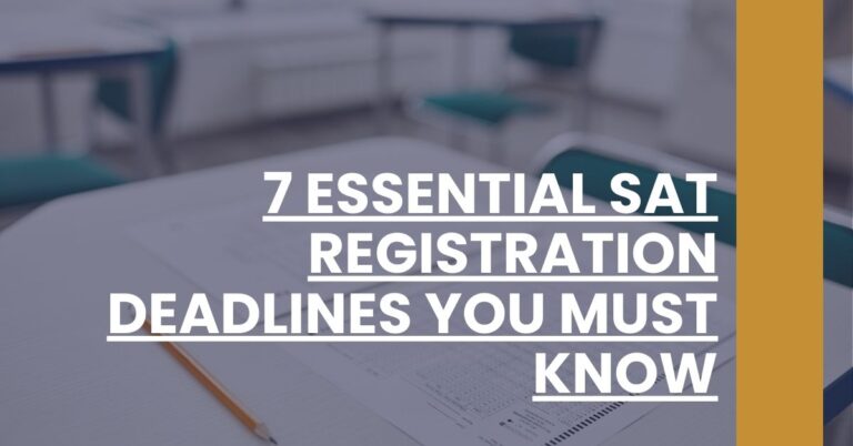 7 Essential SAT Registration Deadlines You Must Know Feature Image