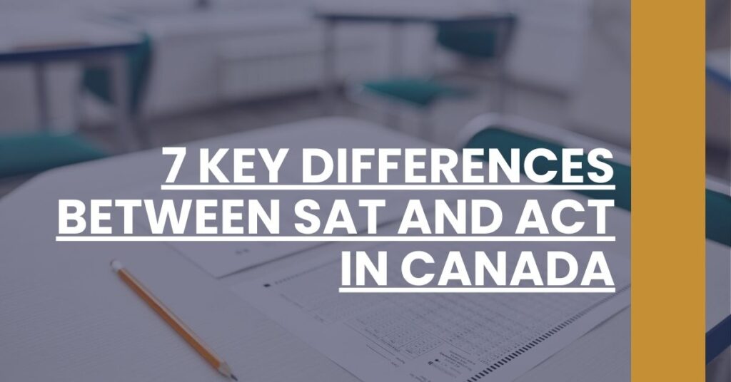 7 Key Differences Between SAT and ACT in Canada Feature Image