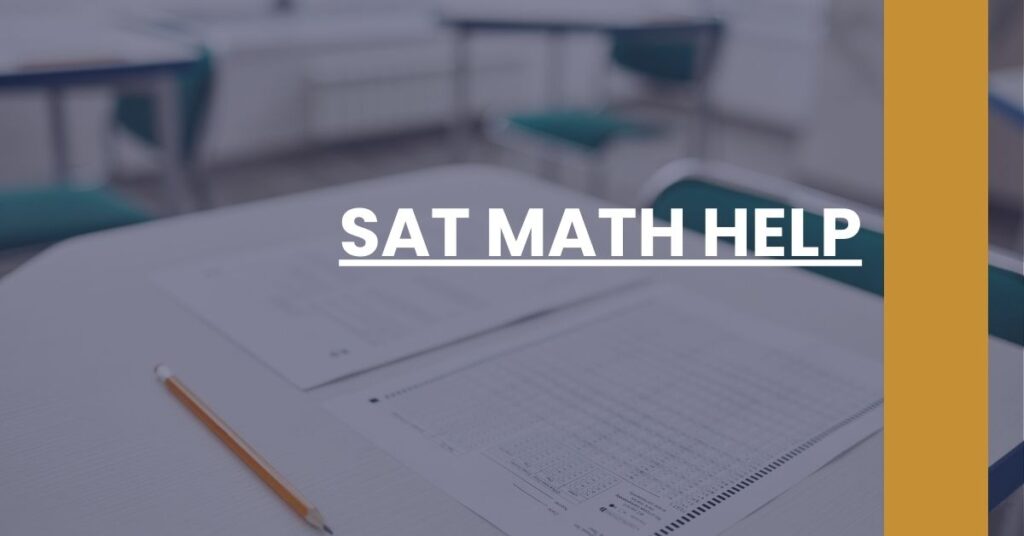 SAT Math Help Feature Image