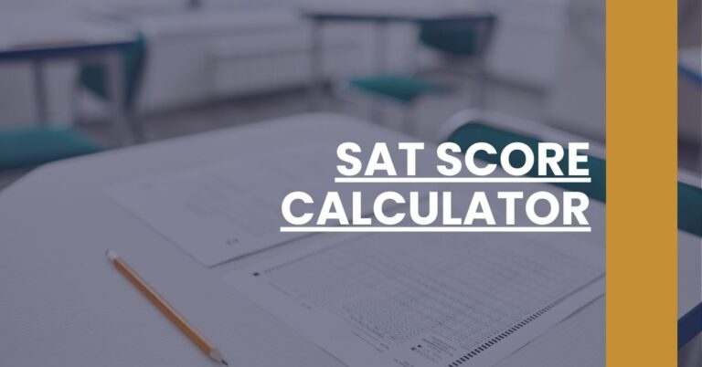 SAT Score Calculator Feature Image